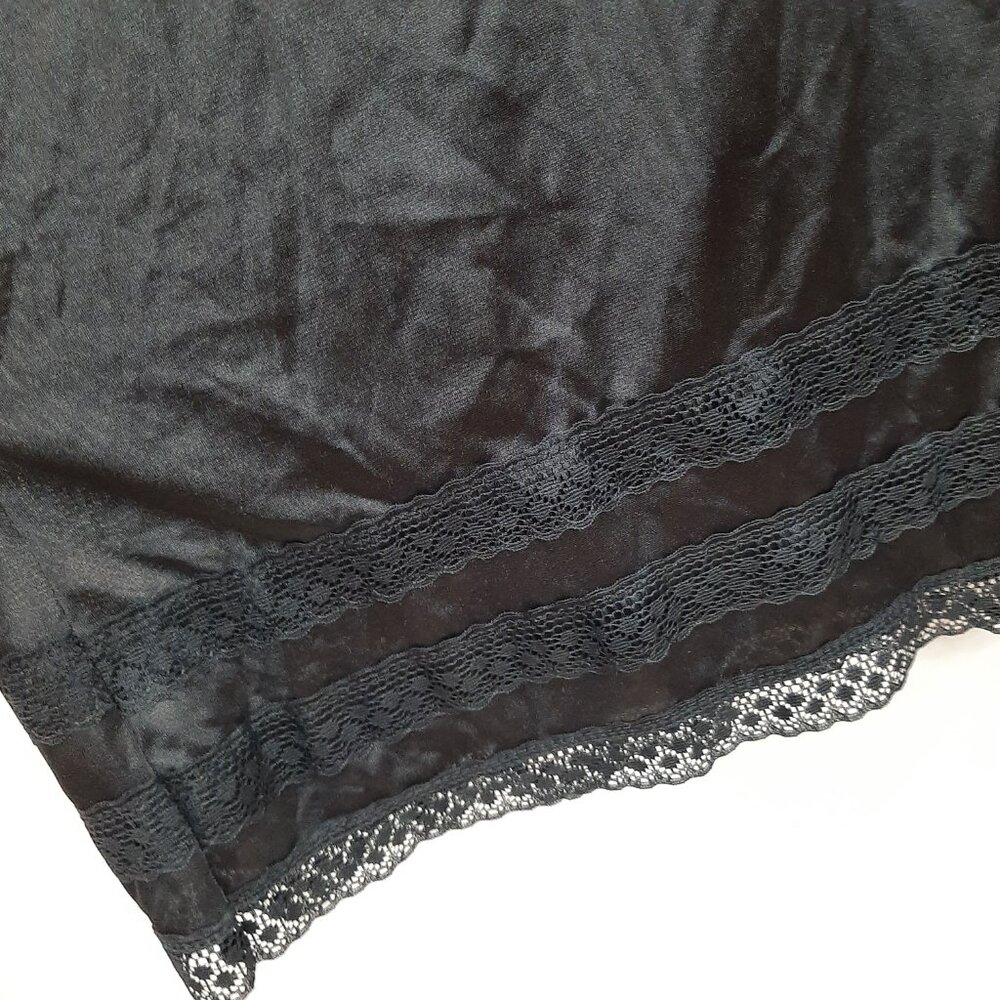 Vintage embroidered applique lace 70's retro glam old money slip nightgown dress - Picture 15 of 15